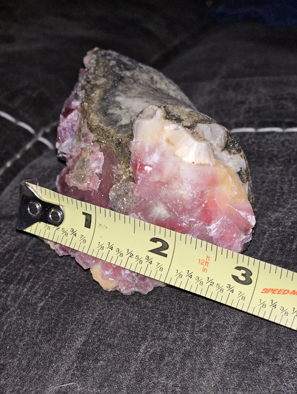 Moldy Raspberry Red Calcite Original Pocket - Picture 14 of 14